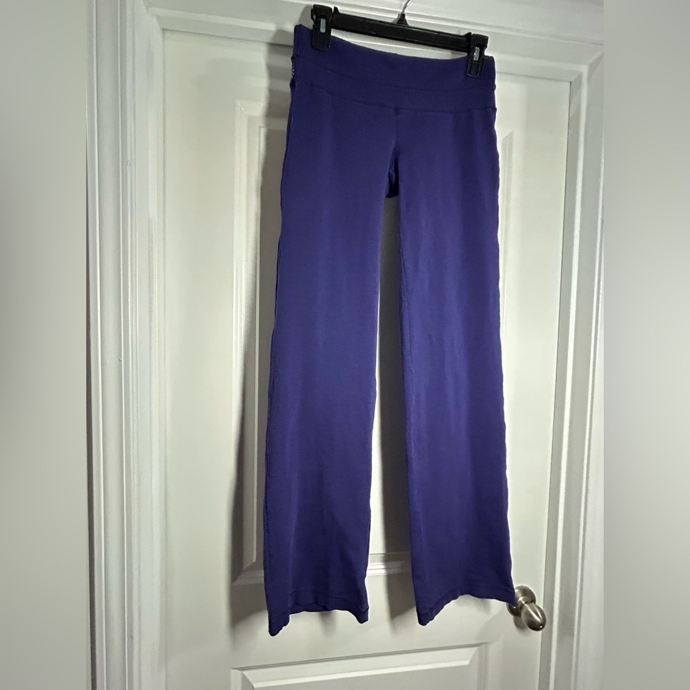 Athleta Purple Wide-Leg Pants